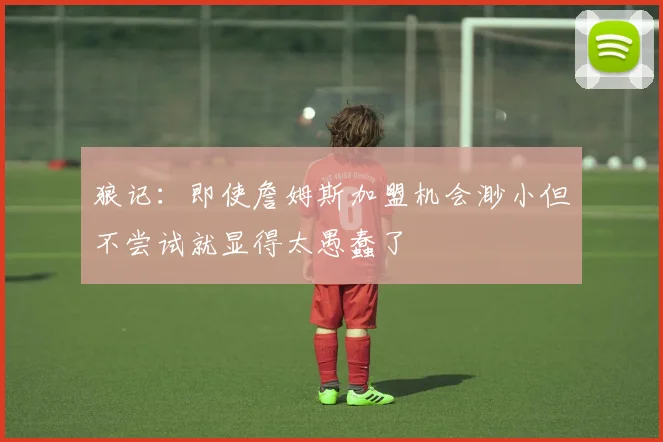 狼记：即使詹姆斯加盟机会渺小但不尝试就显得太愚蠢了